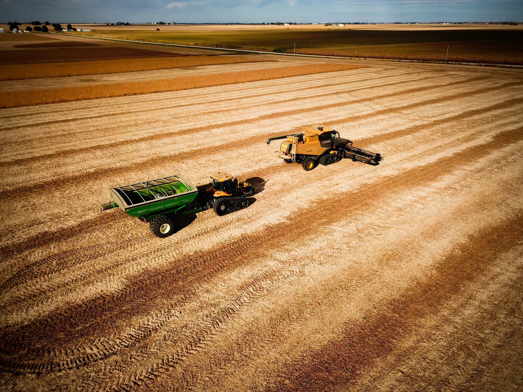 Aerial photograph titled Farming 1 2