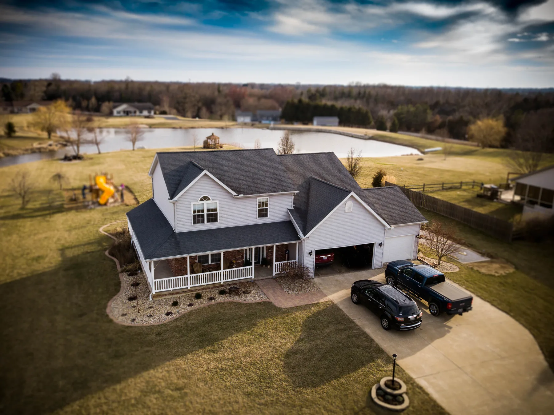 Aerial photograph titled Gallary House Images 1